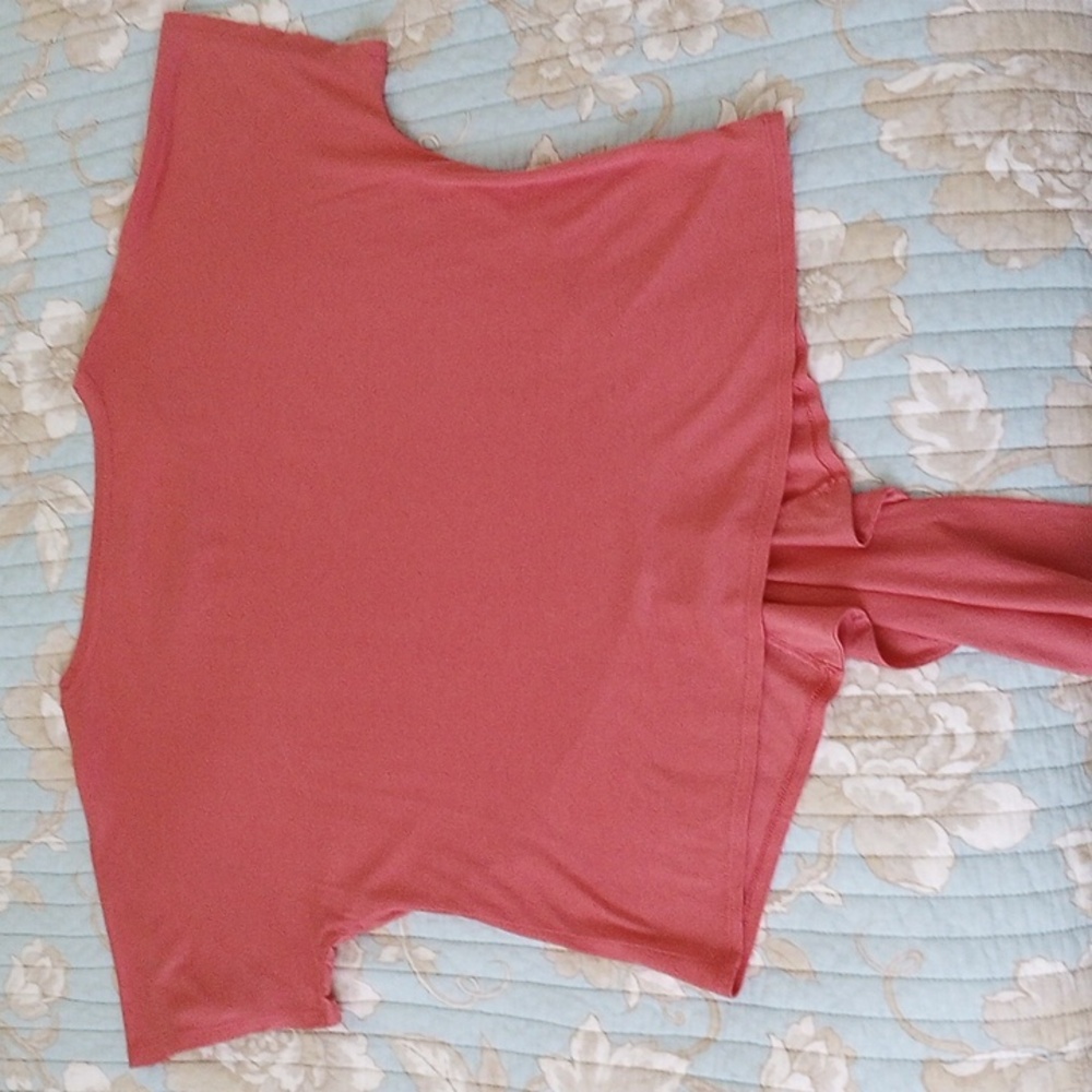 LOFT Boxy T-shirt Salmon Sz M - Picture 9 of 11